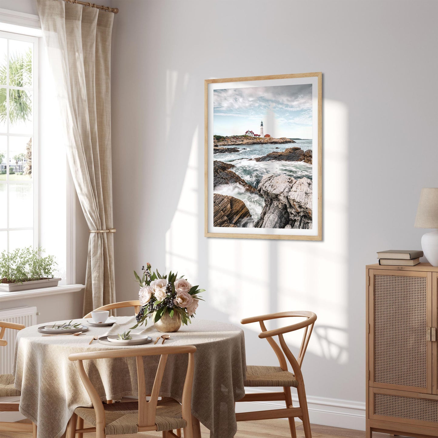 Fine art print of Portland Head Light in Cape Elizabeth, Maine