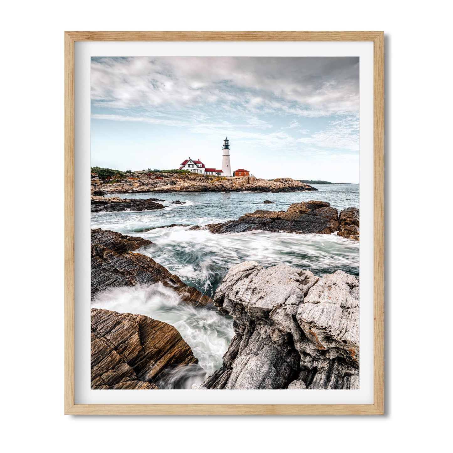 Fine art print of Portland Head Light in Cape Elizabeth, Maine