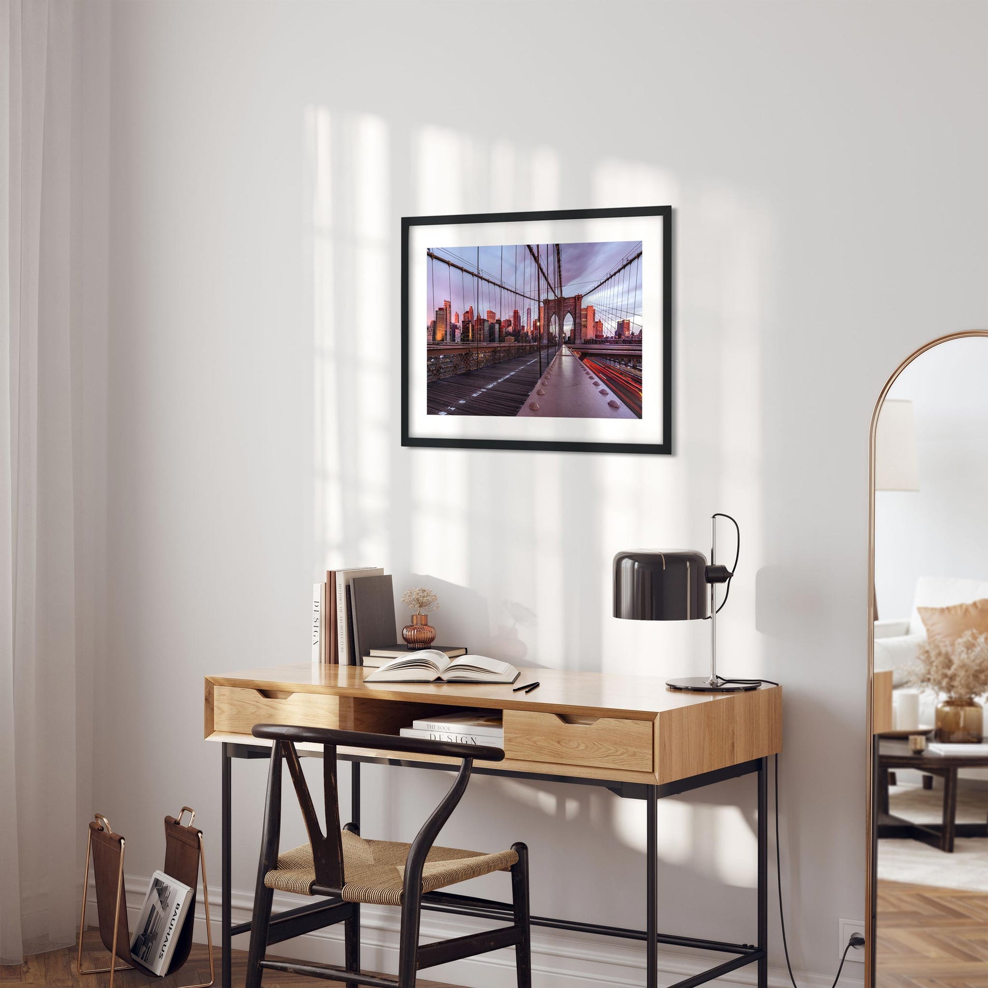 Fine art print of Brooklyn Bridge at Sunrise New York City