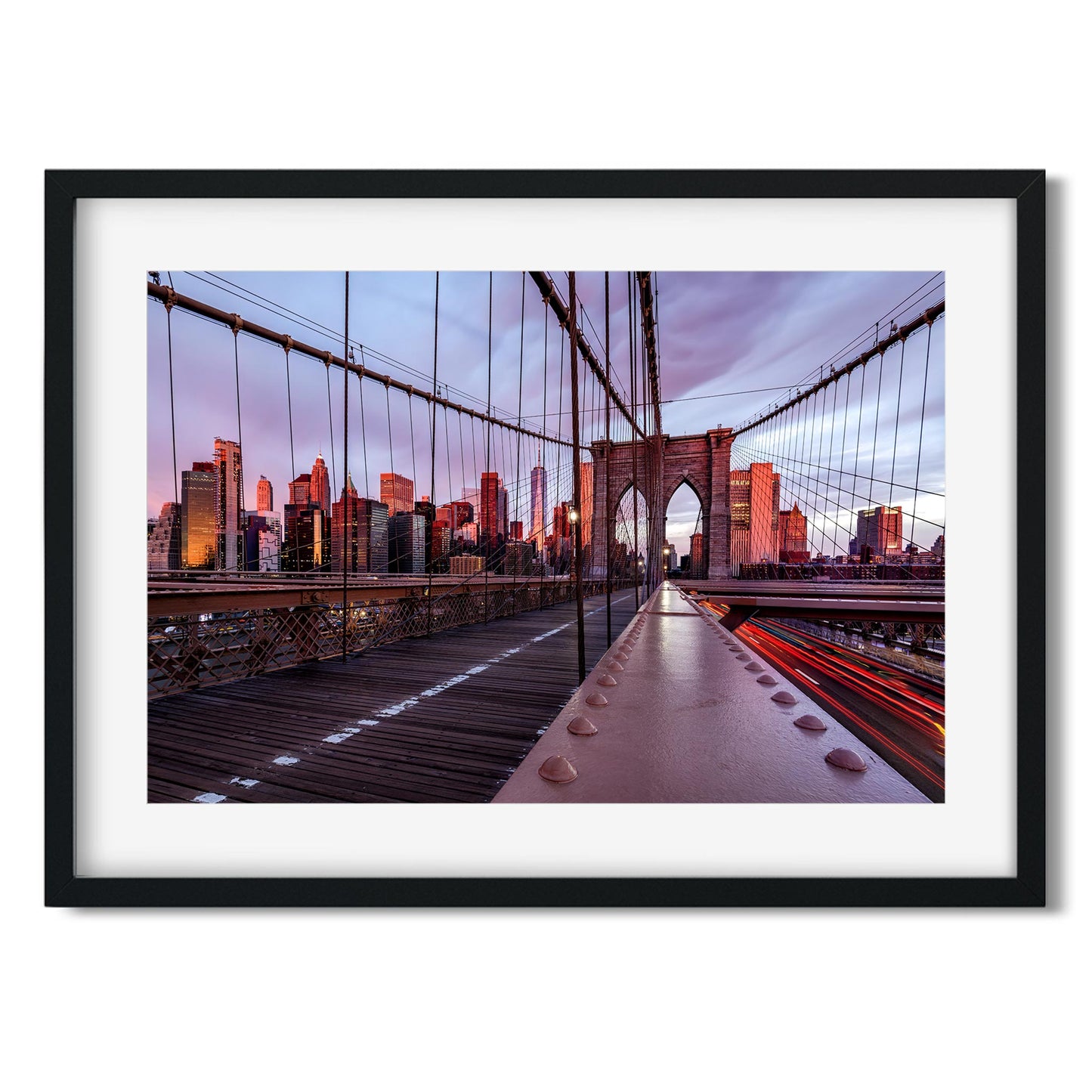 Fine art print of Brooklyn Bridge at Sunrise New York City