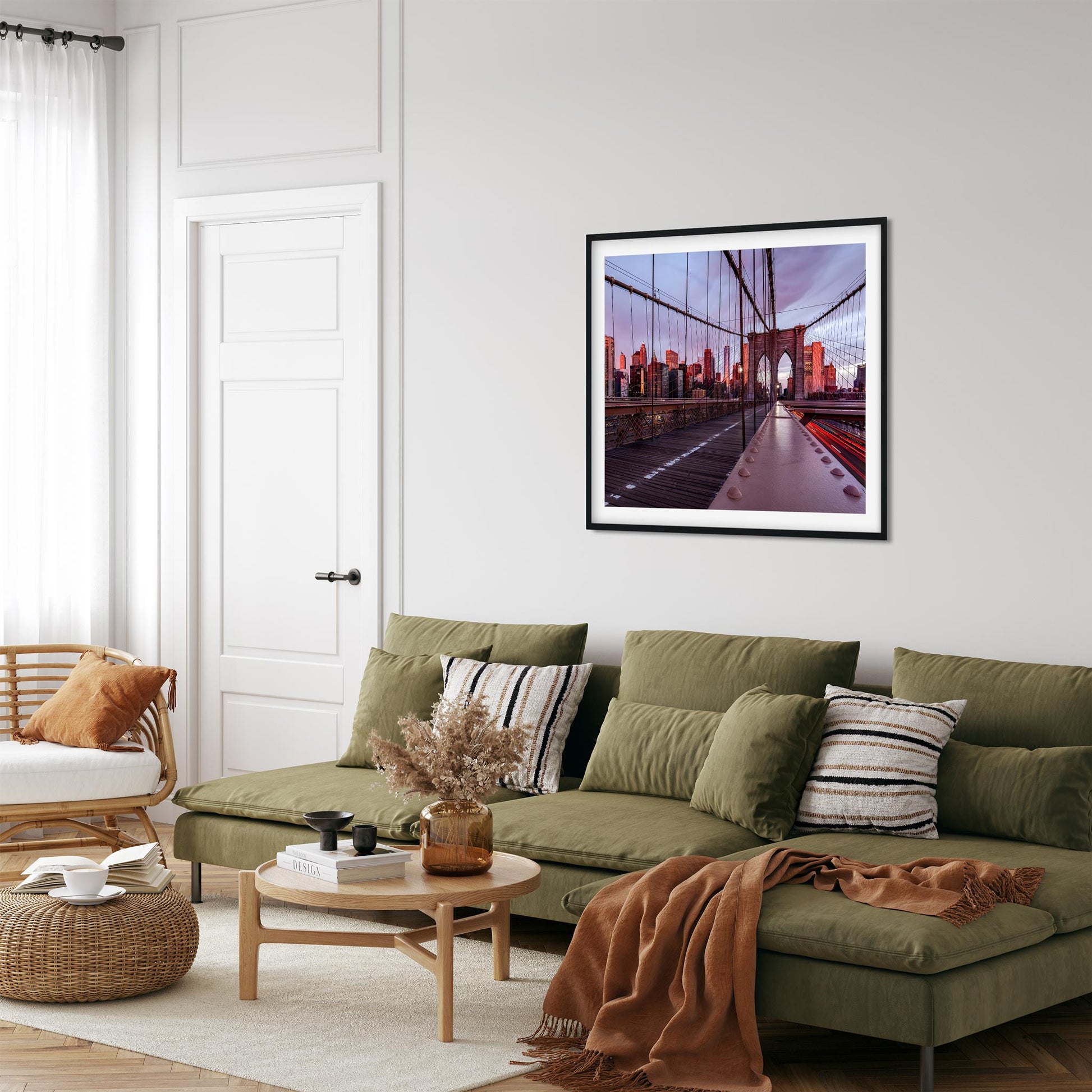Fine art print of Brooklyn Bridge at Sunrise New York City