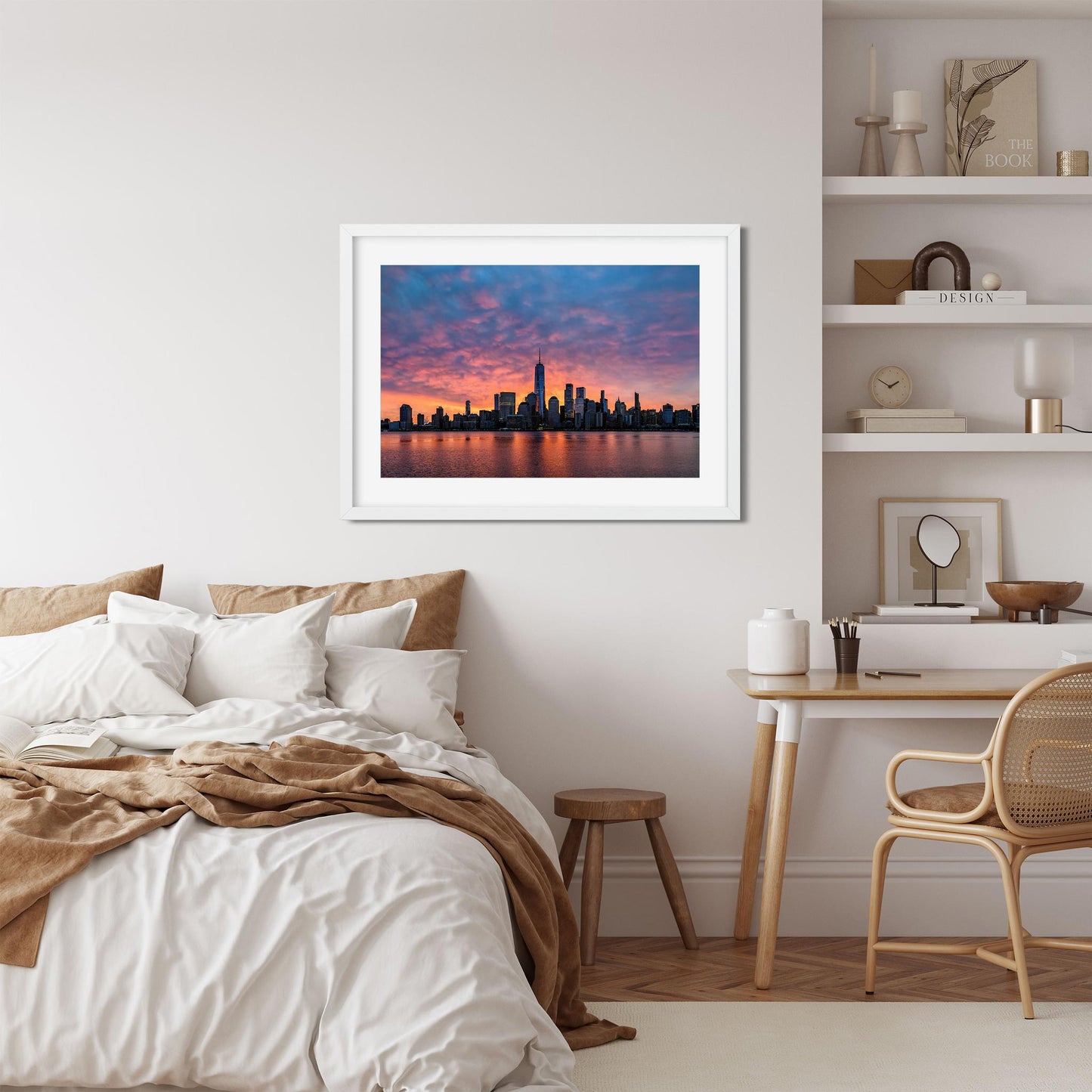 Fine art print of Silhouette Lower Manhattan at Sunrise