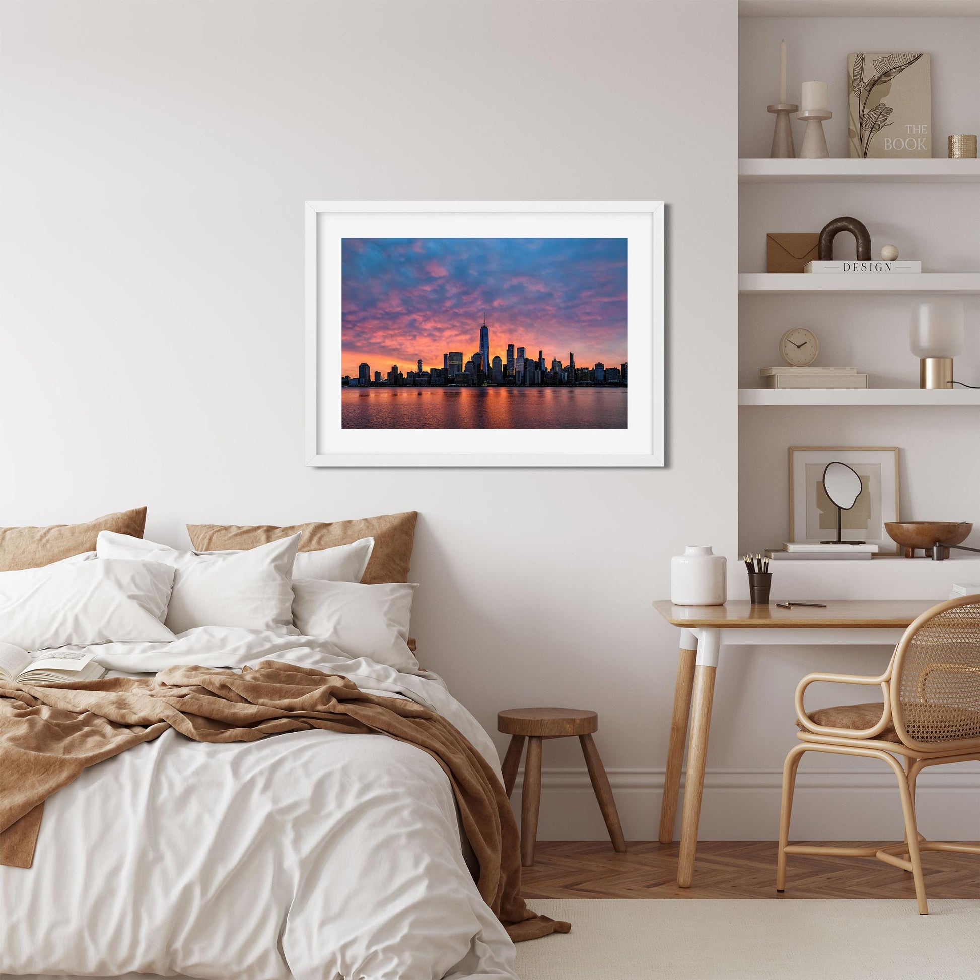 Fine art print of Silhouette Lower Manhattan at Sunrise