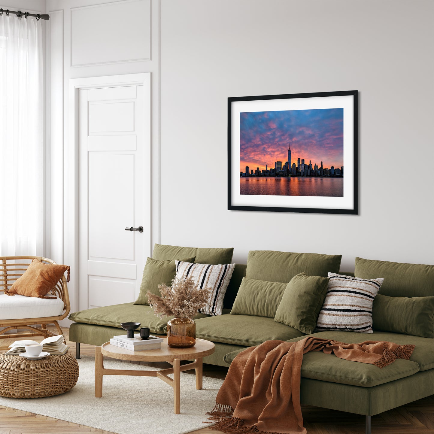 Silhouette City at sunrise 2023