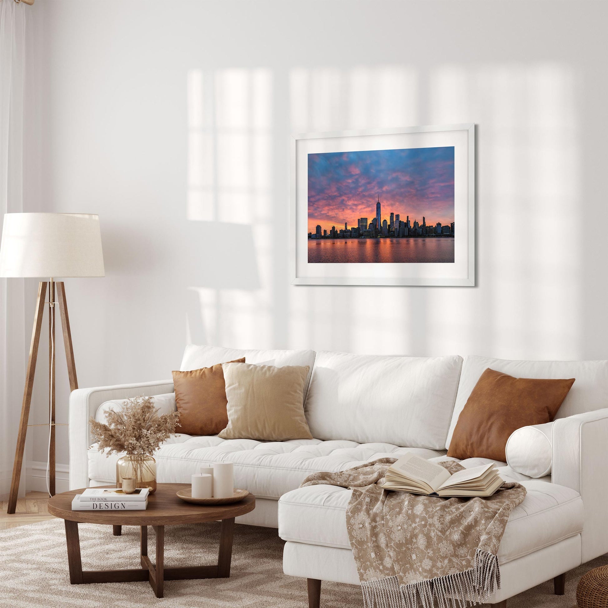 Fine art print of Silhouette Lower Manhattan at Sunrise