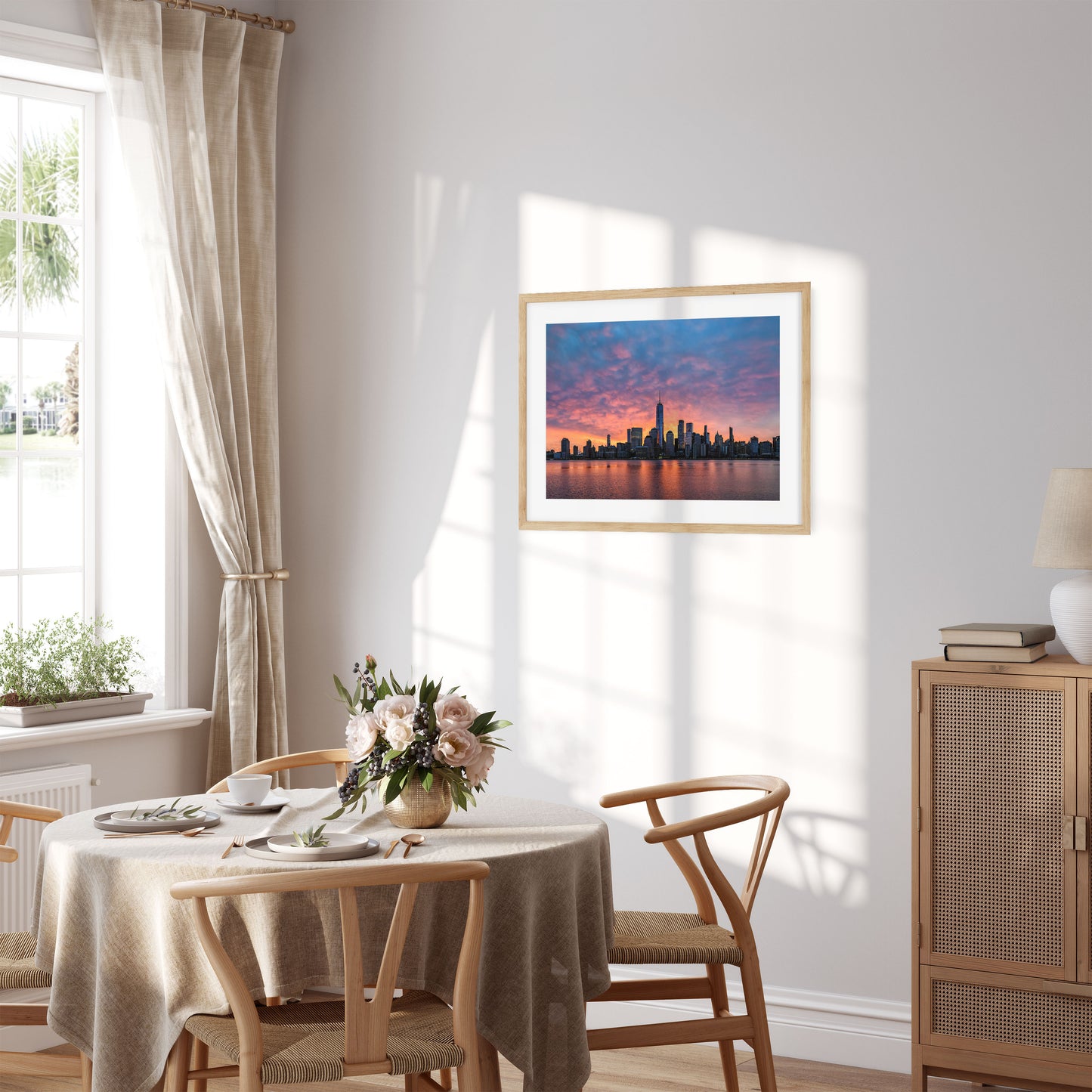 Silhouette City at sunrise 2023