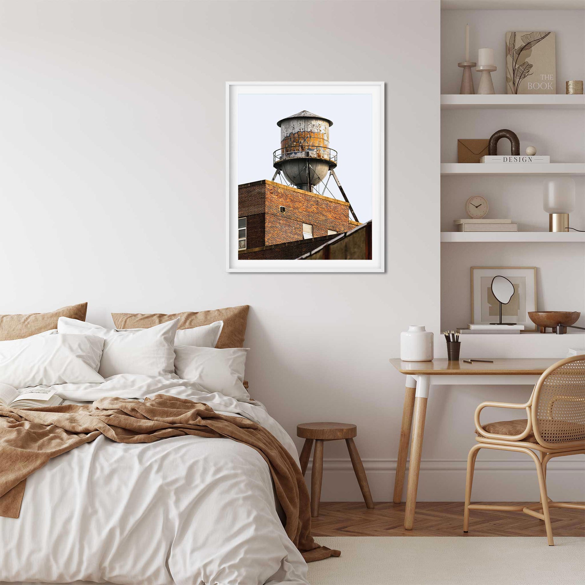 Fine art print of Water Tower in Navy Yard Brooklyn New York