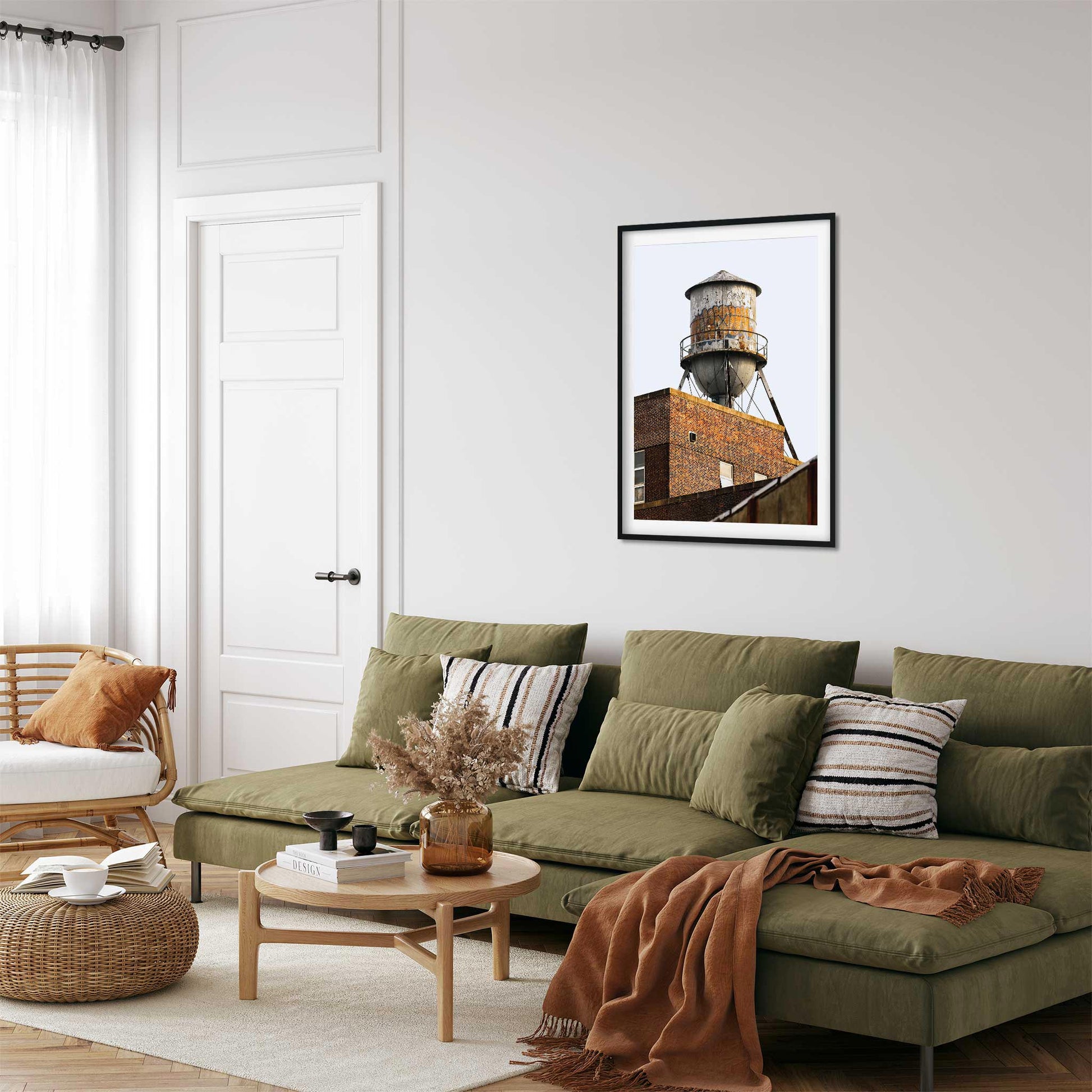 Fine art print of Water Tower in Navy Yard Brooklyn New York