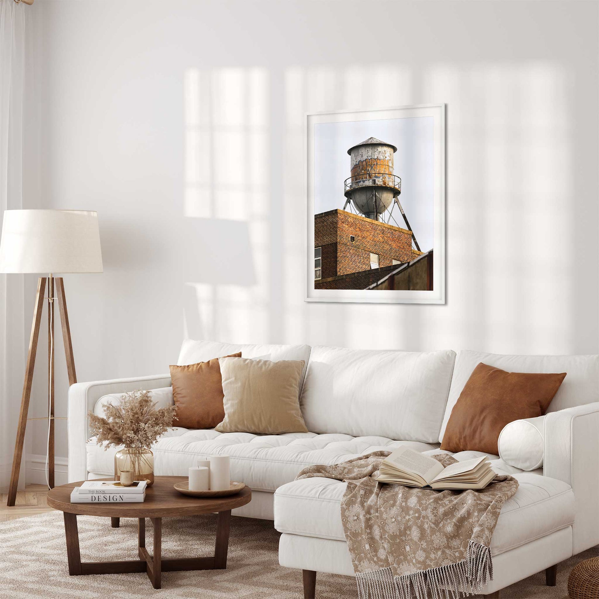 Fine Art Print of Water Tower in Navy Yard Brooklyn