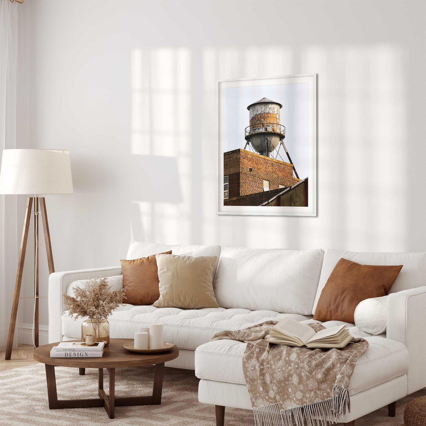 Fine art print of Water Tower in Navy Yard Brooklyn New York