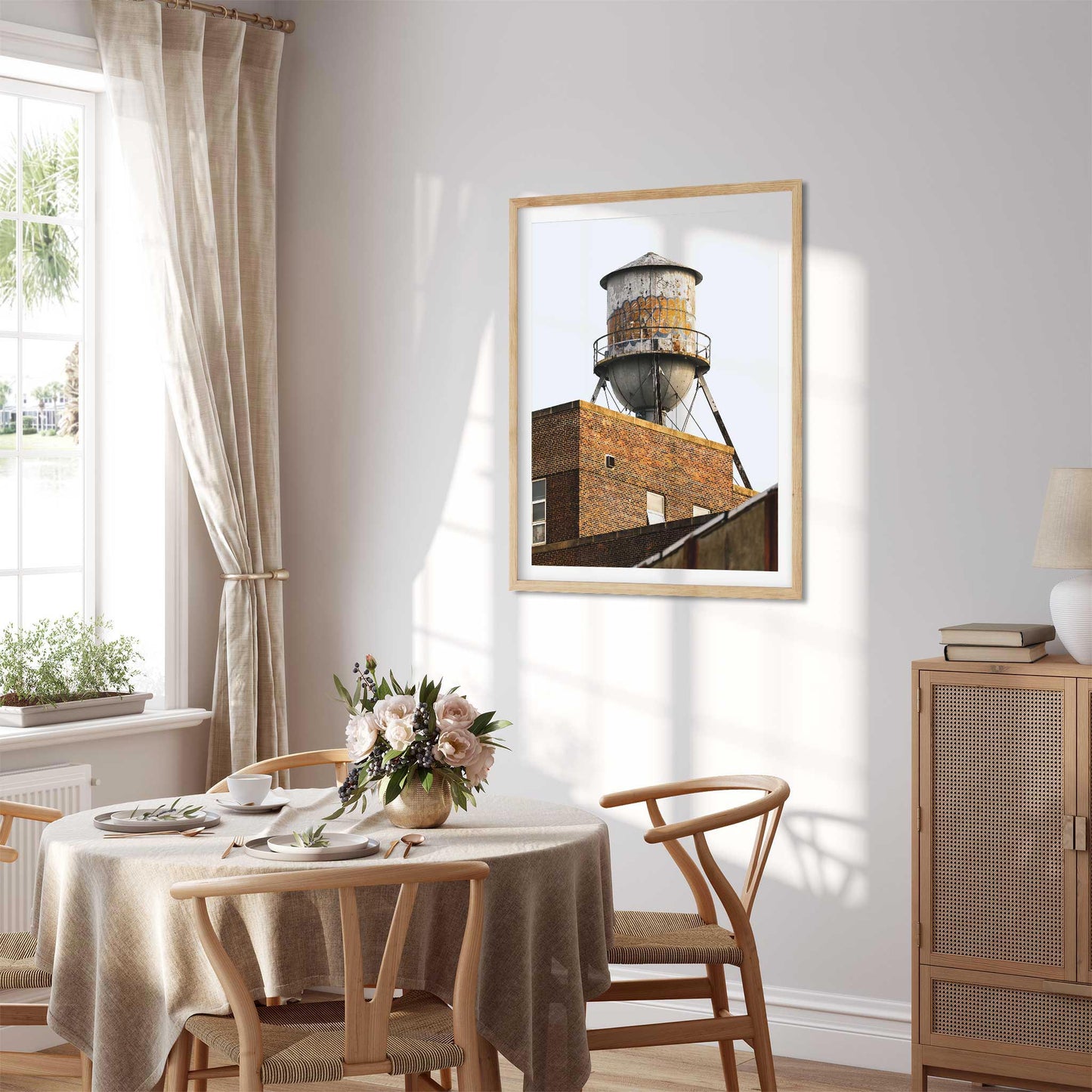 Fine art print of Water Tower in Navy Yard Brooklyn New York