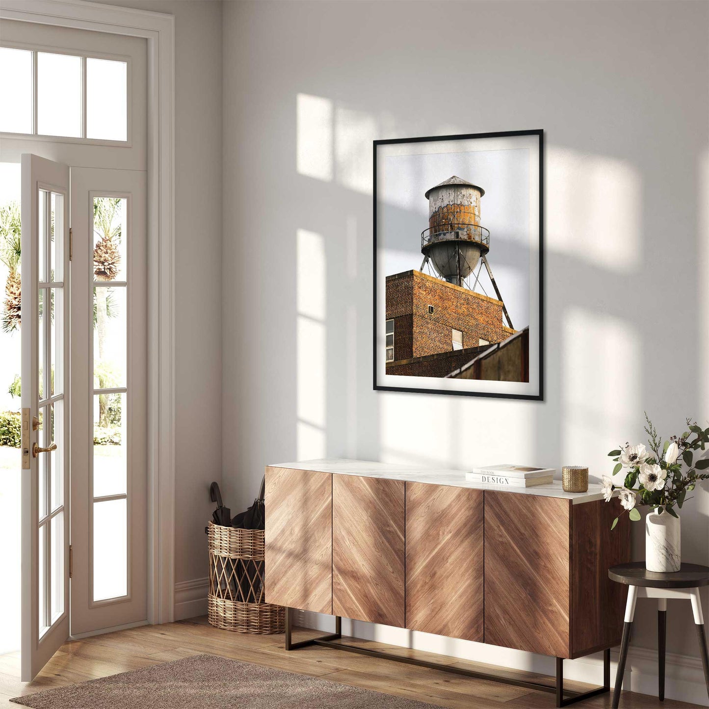 Fine art print of Water Tower in Navy Yard Brooklyn New York