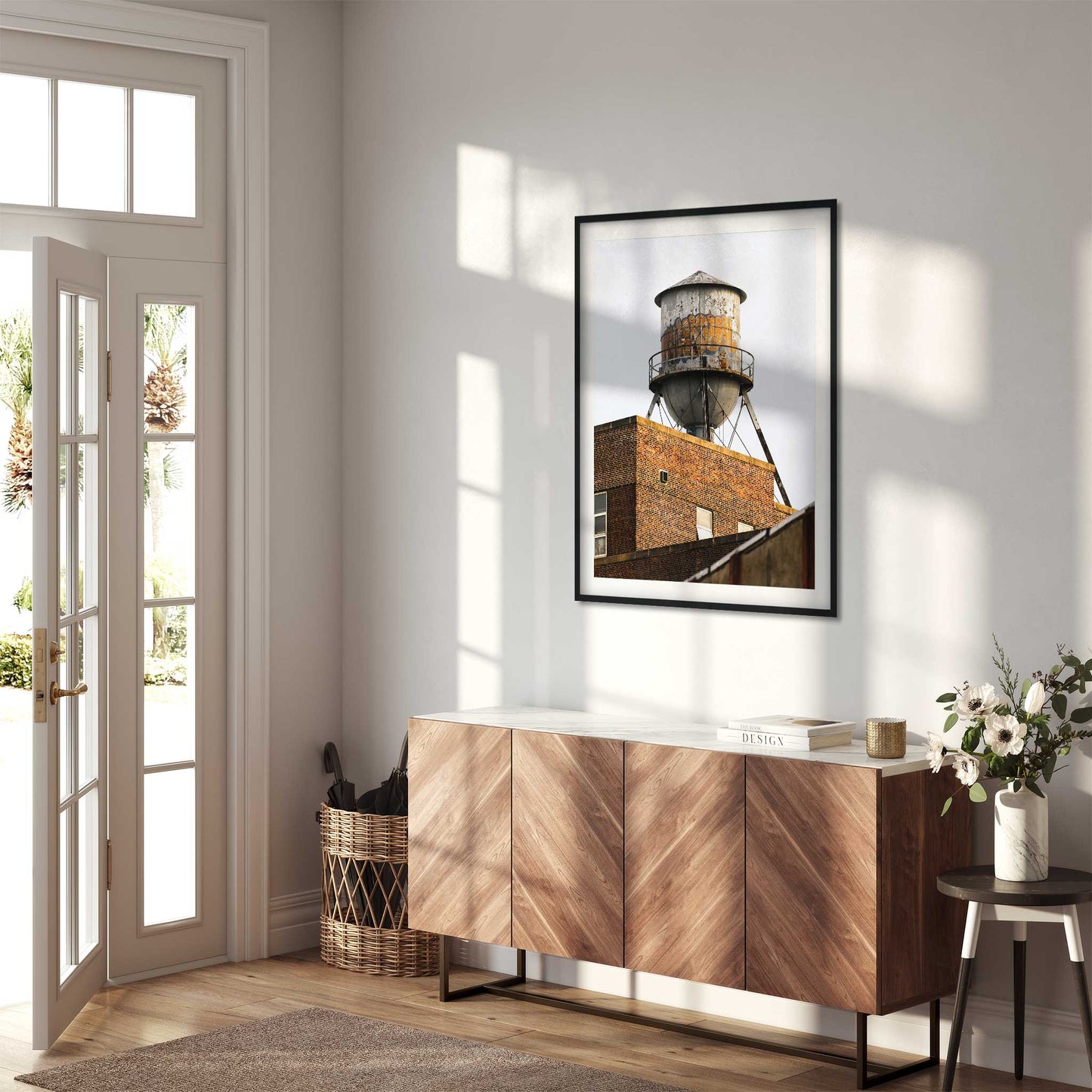 Fine Art Print of Water Tower in Navy Yard Brooklyn