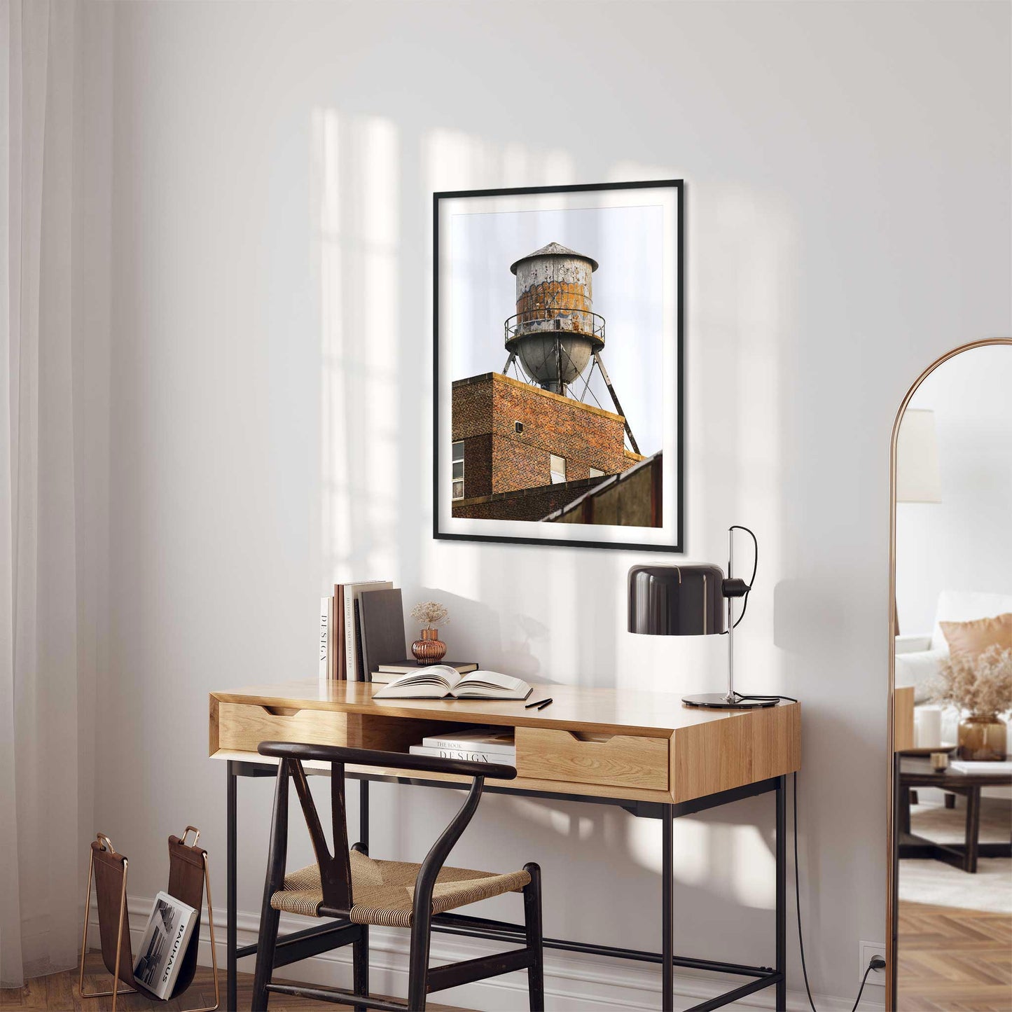 Fine art print of Water Tower in Navy Yard Brooklyn New York