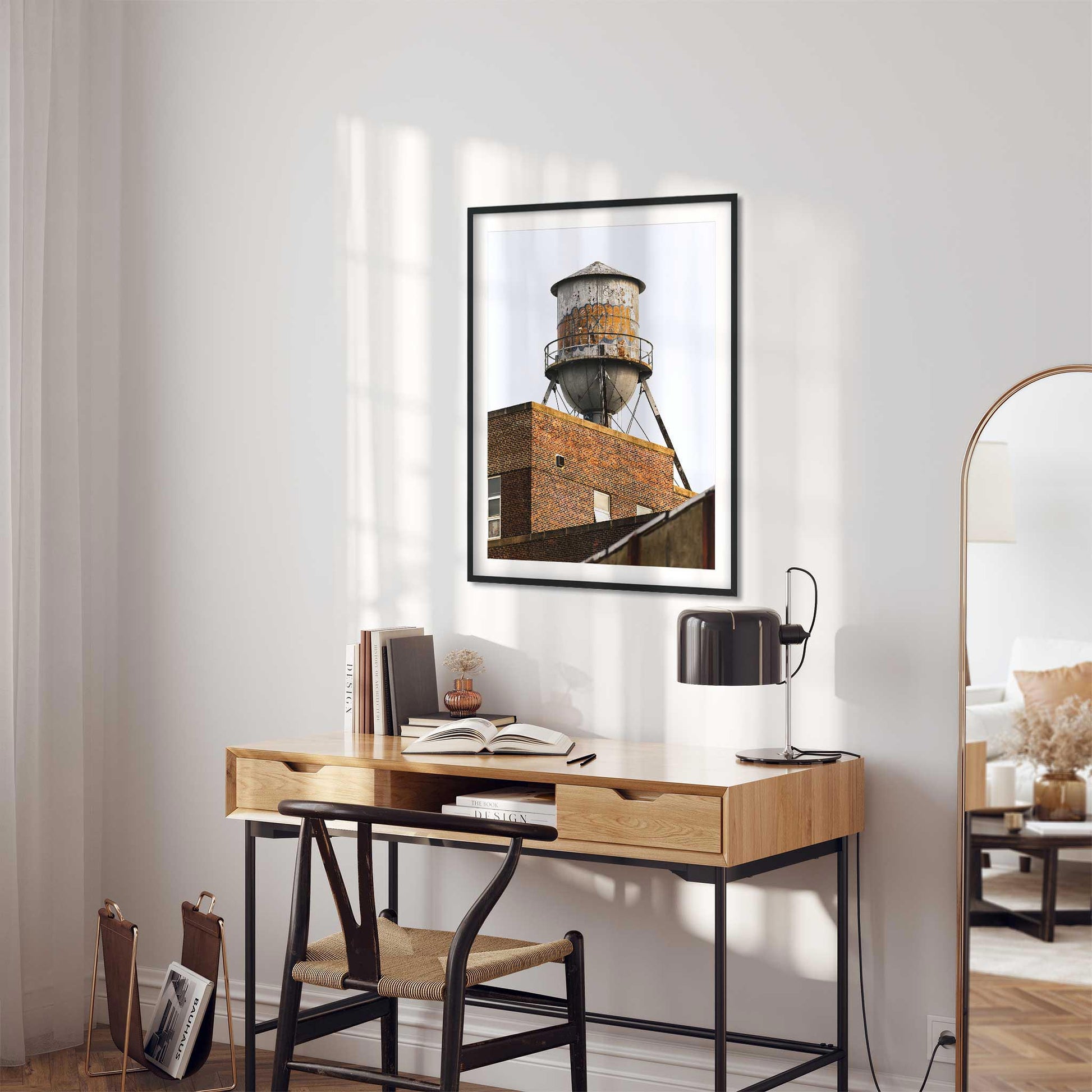 Fine art print of Water Tower in Navy Yard Brooklyn New York