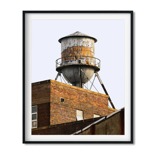 Fine art print of Water Tower in Navy Yard Brooklyn New York