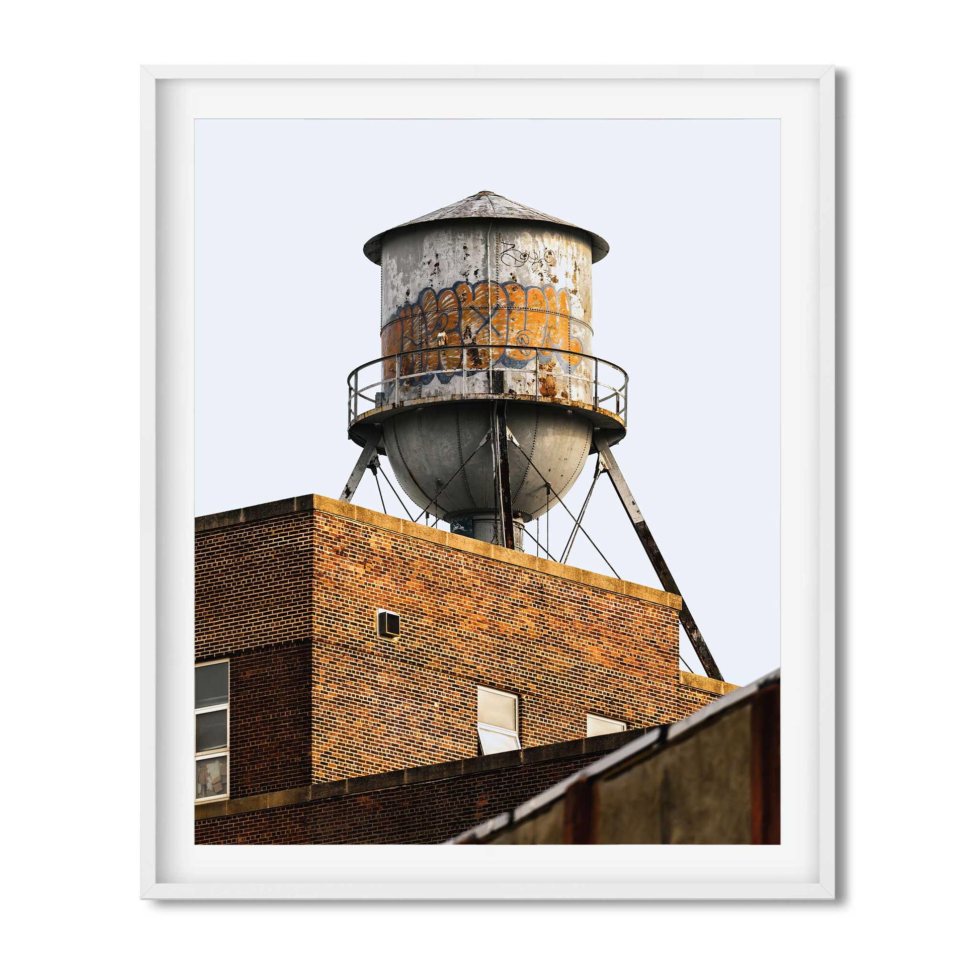 Fine art print of Water Tower in Navy Yard Brooklyn New York
