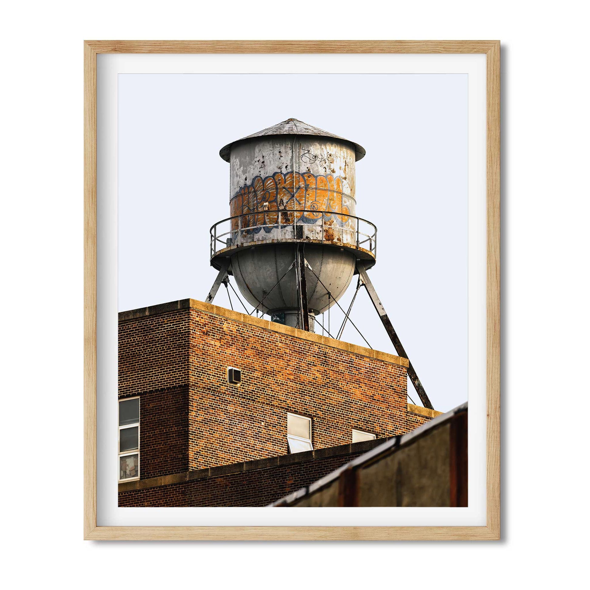 Fine art print of Water Tower in Navy Yard Brooklyn New York