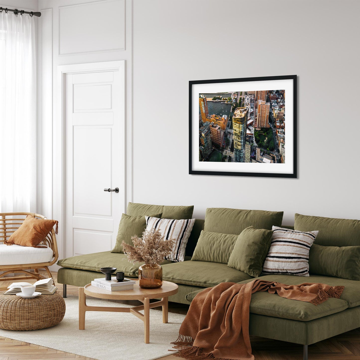 Fine art print of 111 Murray Street and Hudson River Park