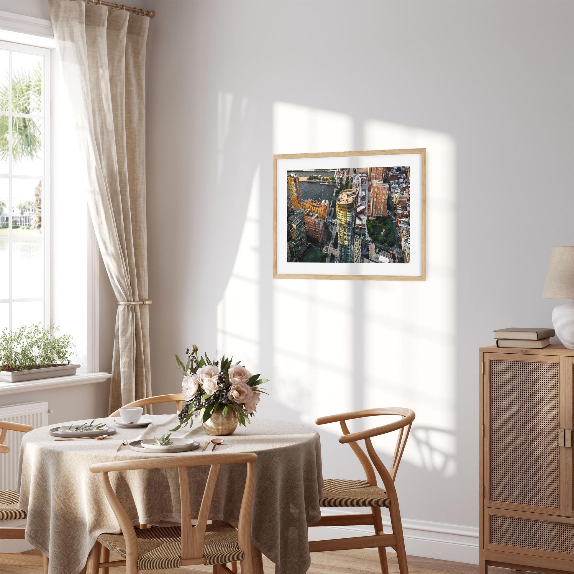 Fine art print of 111 Murray Street and Hudson River Park