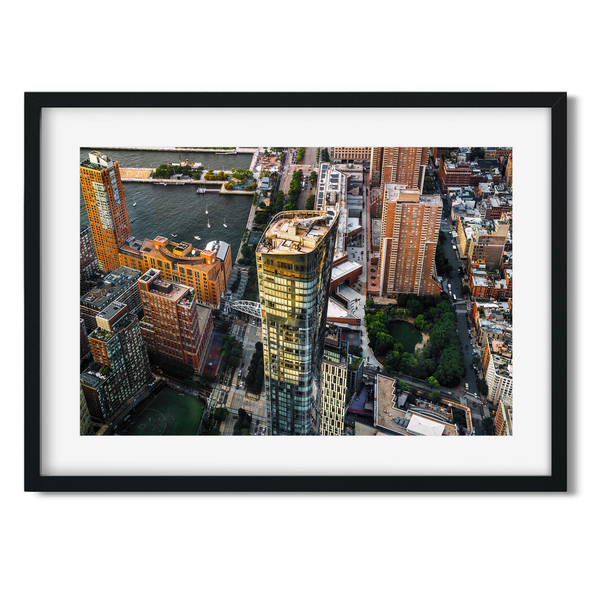 Fine art print of 111 Murray Street and Hudson River Park