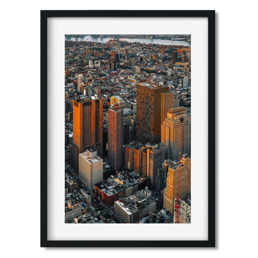 Civic Center Manhattan at sunset 2023