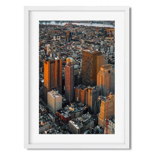 Civic Center Manhattan at sunset 2023