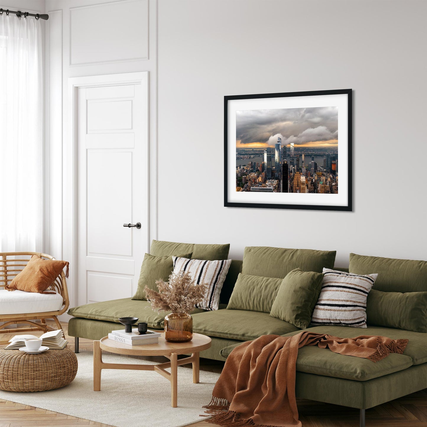 Fine art print of Storm Cloud over Hudson Yards