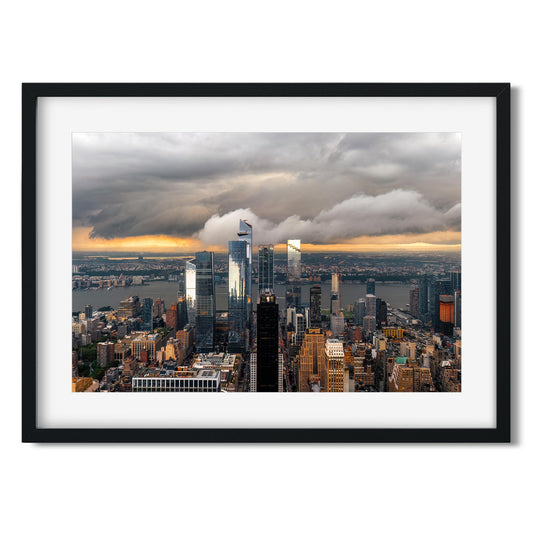 Fine art print of Storm Cloud over Hudson Yards