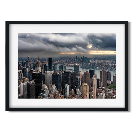 Storm cloud over Midtown Manhattan and Queens 2023