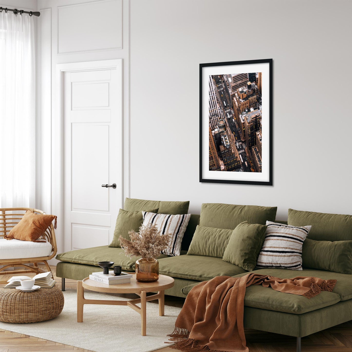 Fine art print of Midtown Manhattan Traffic at Rush Hour New York City