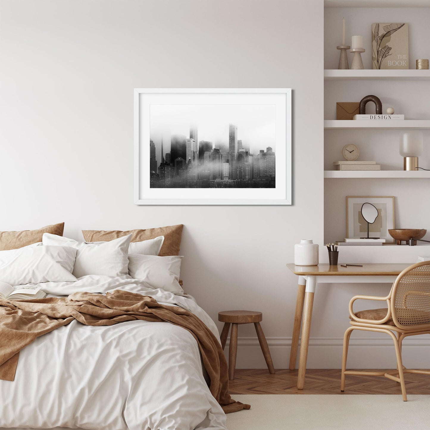 Fine art print of Foggy Lower Manhattan at Sunrise
