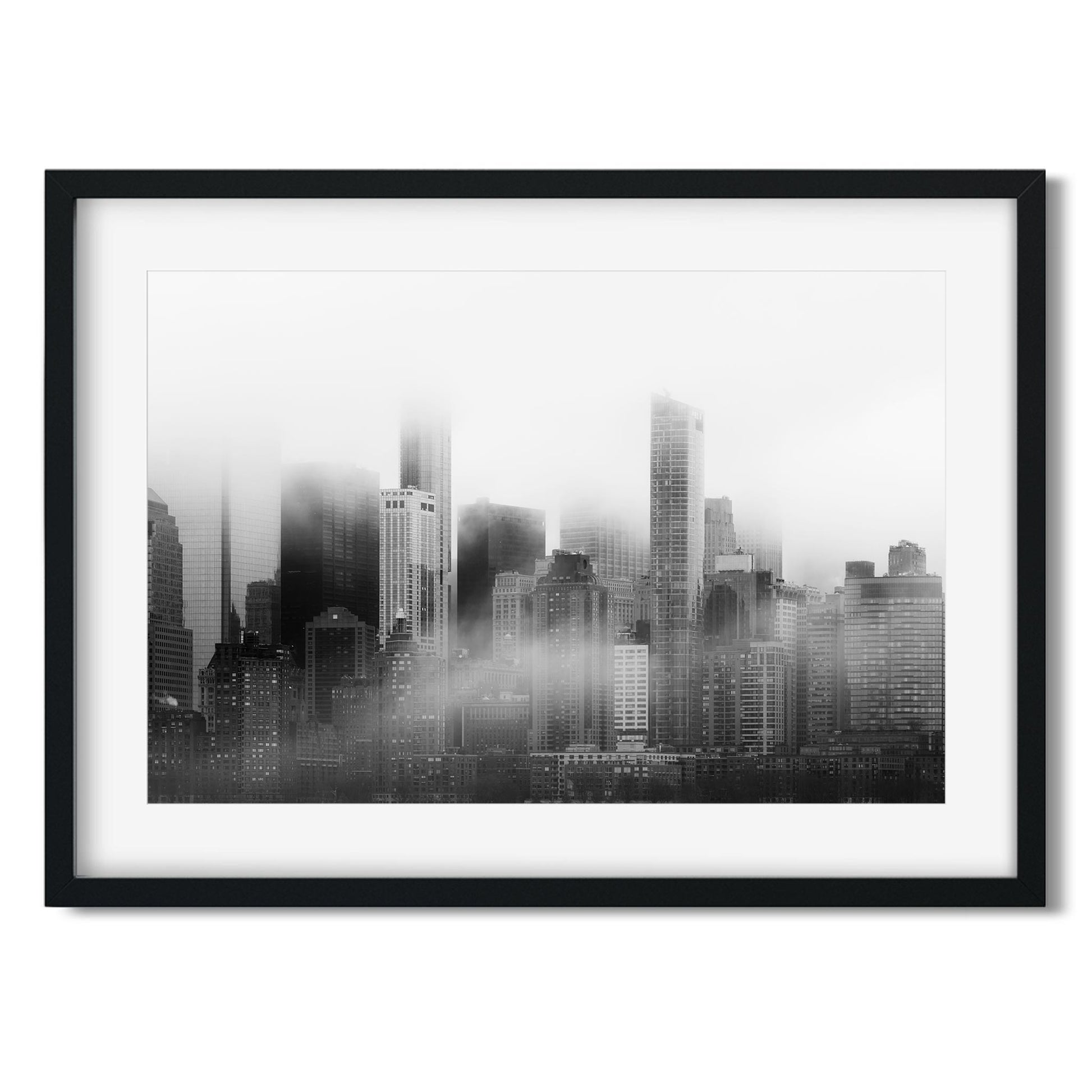 Fine art print of Foggy Lower Manhattan at Sunrise