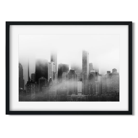 Fine art print of Foggy Lower Manhattan at Sunrise