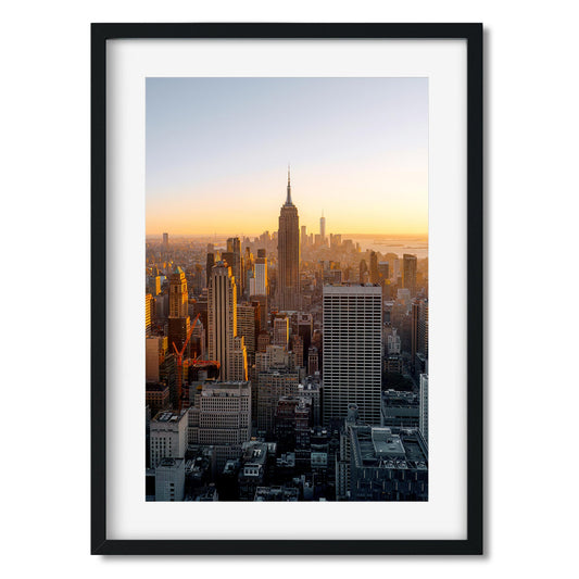 Fine art print of Epic View of Manhattan at Sunset New York City