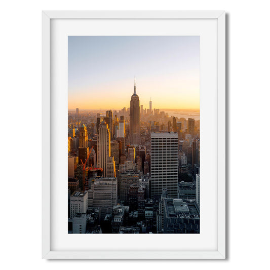 Fine art print of Epic View of Manhattan at Sunset New York City