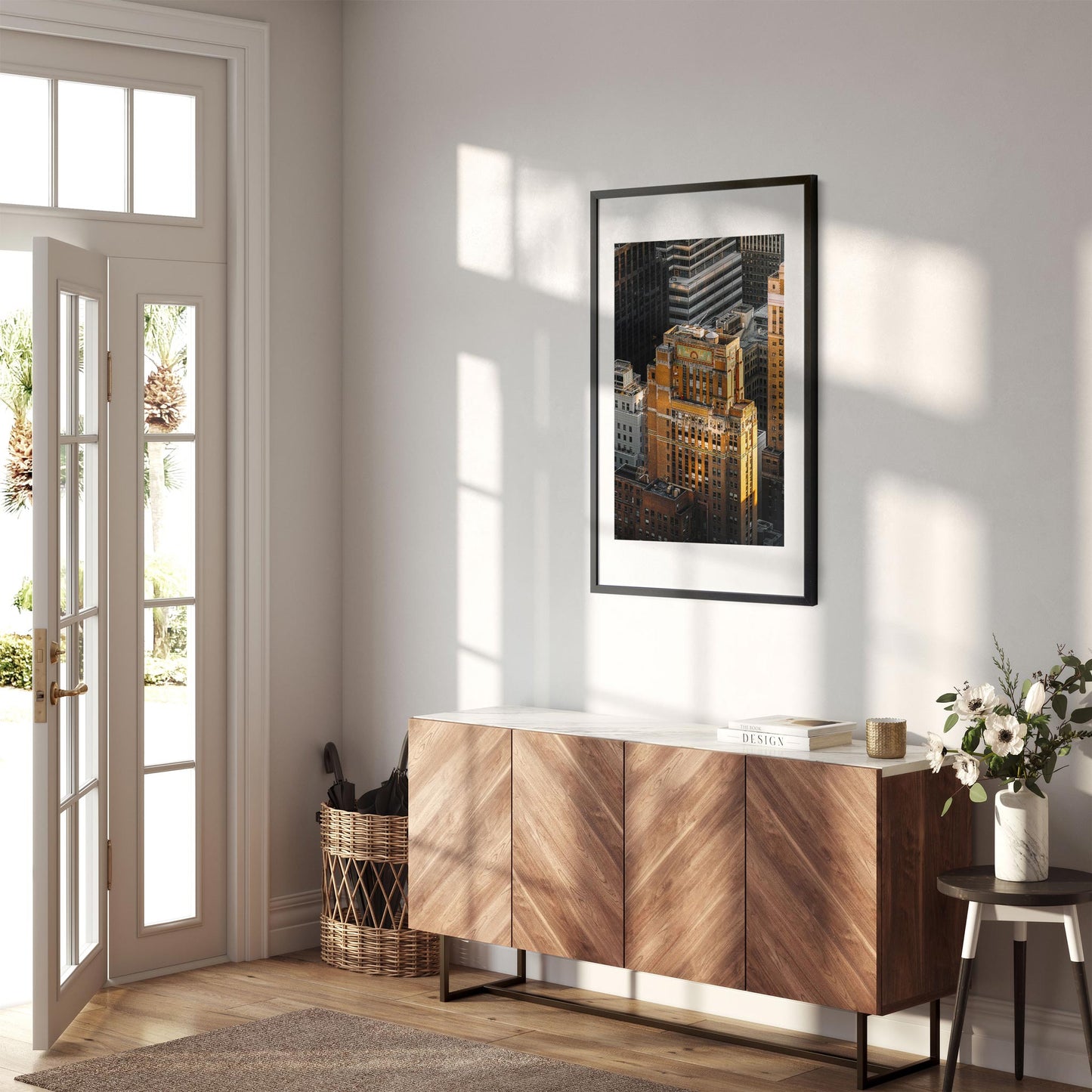 Fine art print of unset Moment of Fred F. French Building in Midtown Manhattan New York City