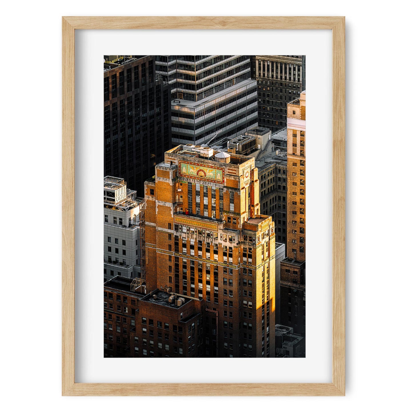 Fine art print of unset Moment of Fred F. French Building in Midtown Manhattan New York City