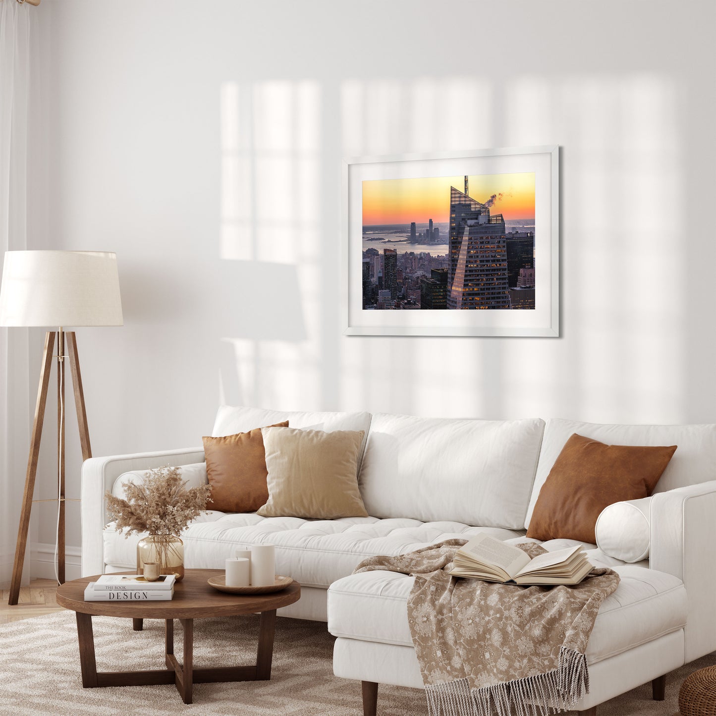 Winter Sunset Over Midtown Manhattan and Hudson River 2023