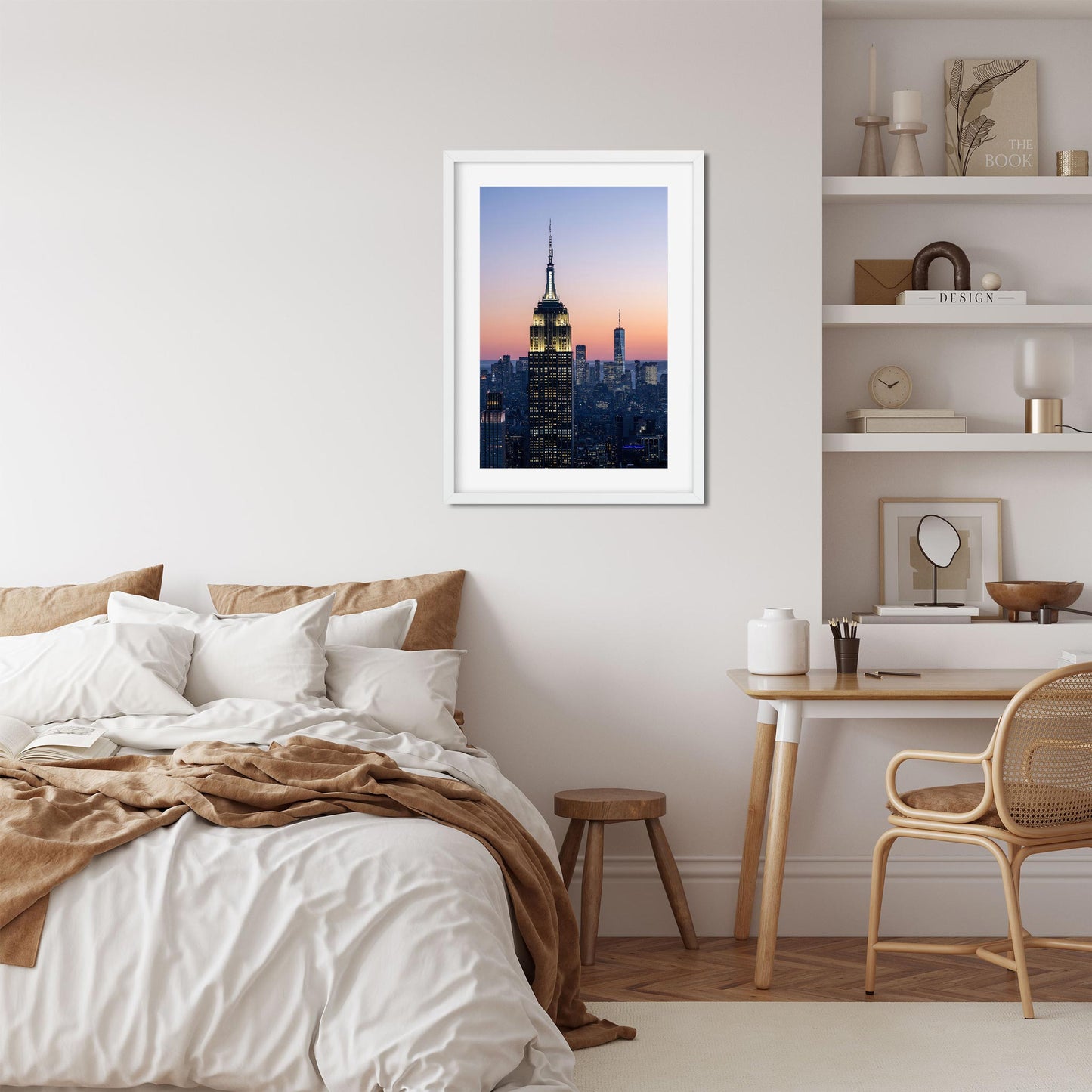 Fine art print of Iconic Manhattan View at Dusk New York City