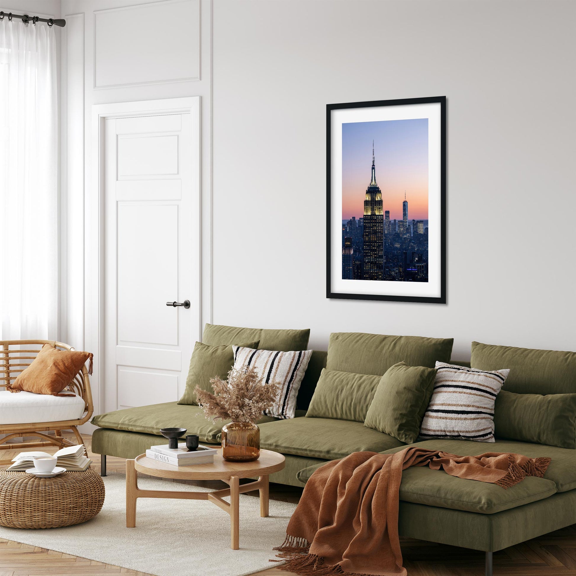 Fine art print of Iconic Manhattan View at Dusk New York City