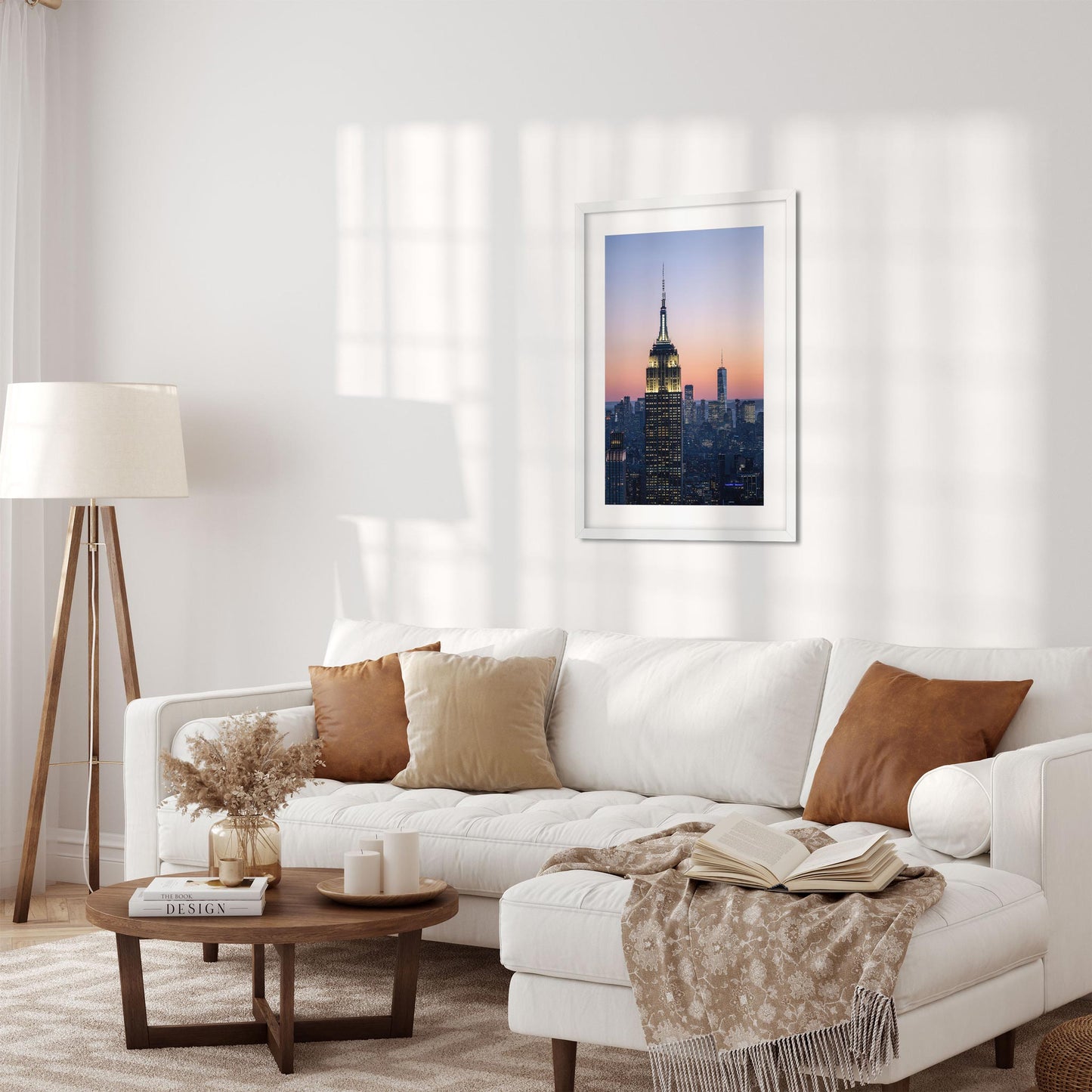 Fine art print of Iconic Manhattan View at Dusk New York City