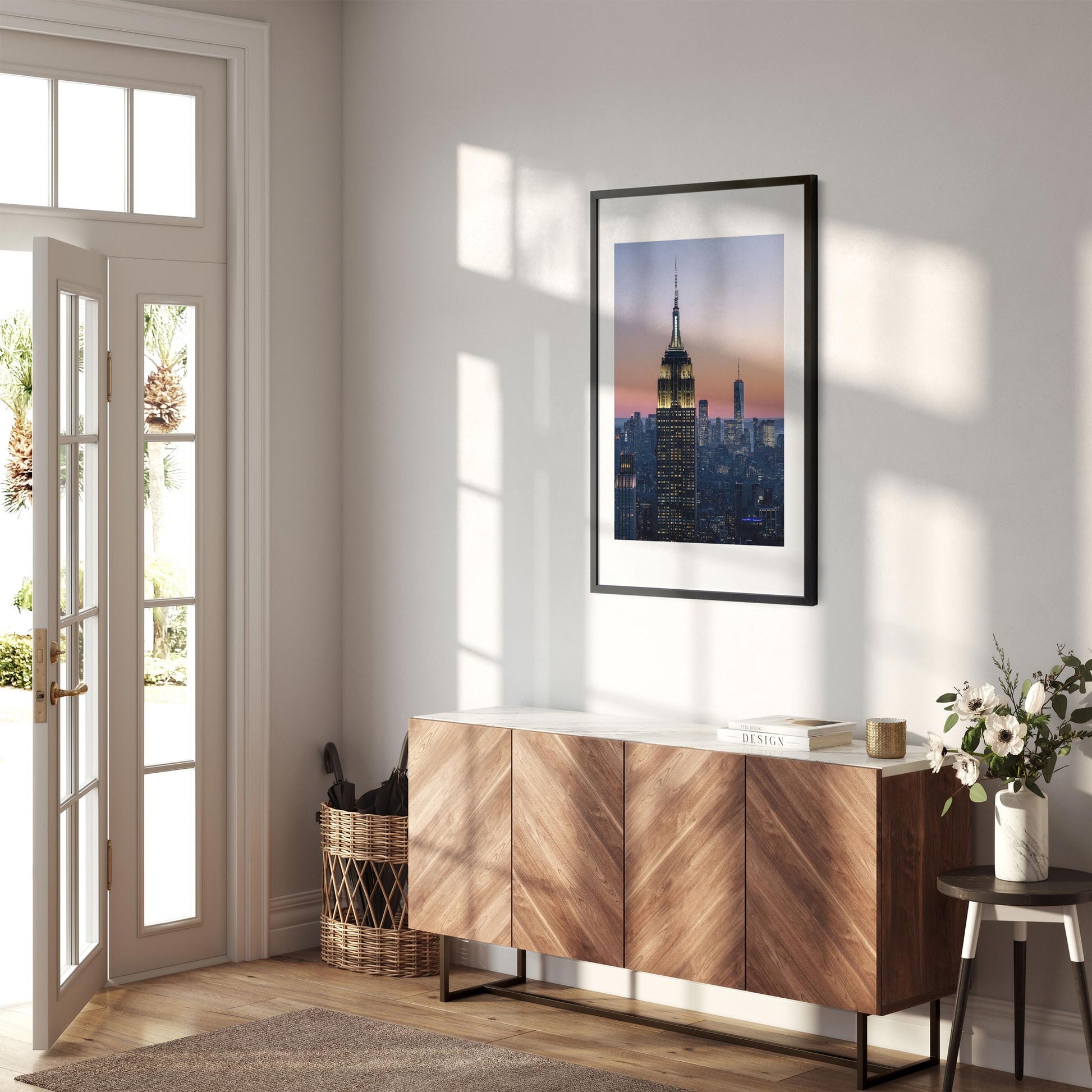 Fine art print of Iconic Manhattan View at Dusk New York City