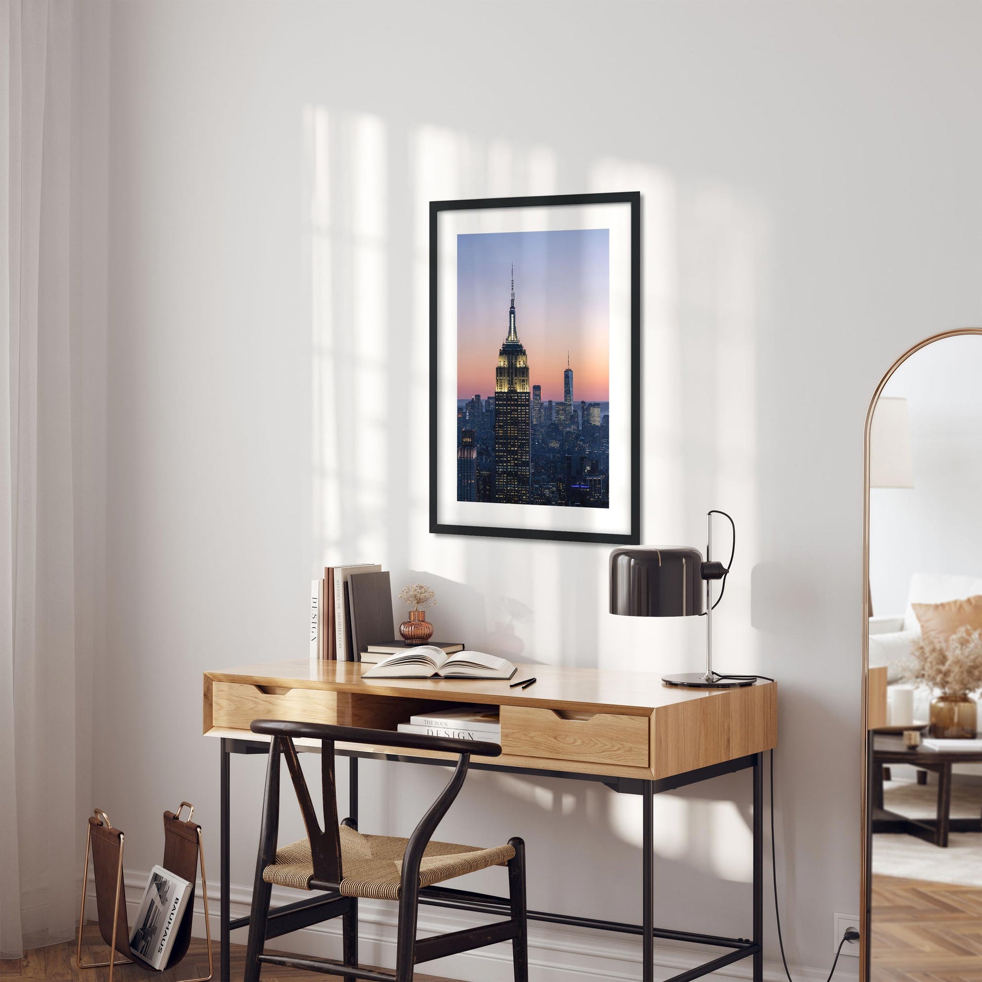 Fine art print of Iconic Manhattan View at Dusk New York City