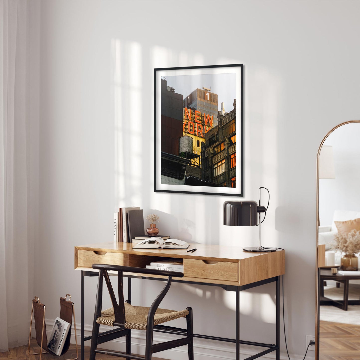 Fine art print of Water Tower with New Yorker sign in Hell's Kitchen Manhattan New York City