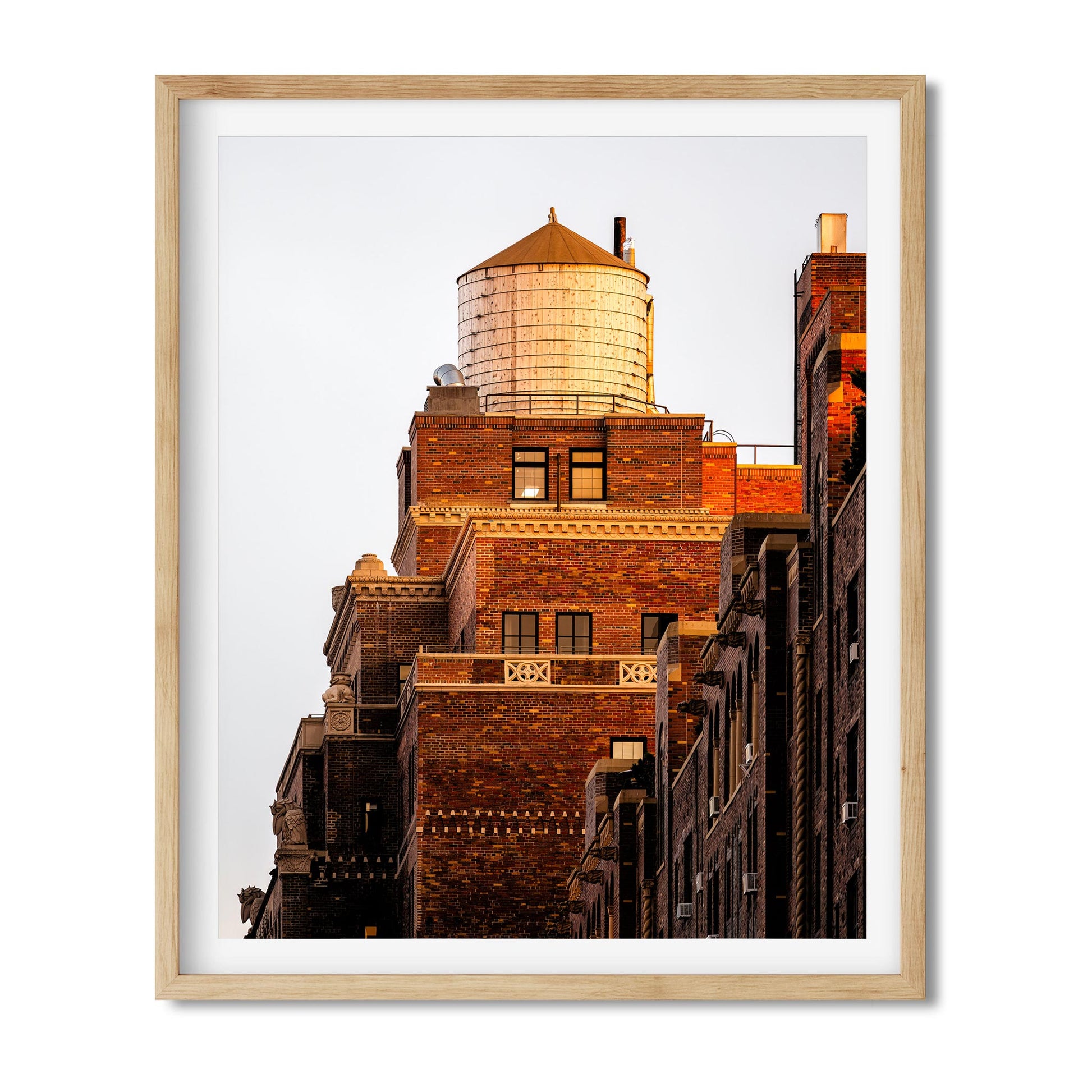 Fine art print of Water Tower at Sunset in Chelsea Manhattan NYC