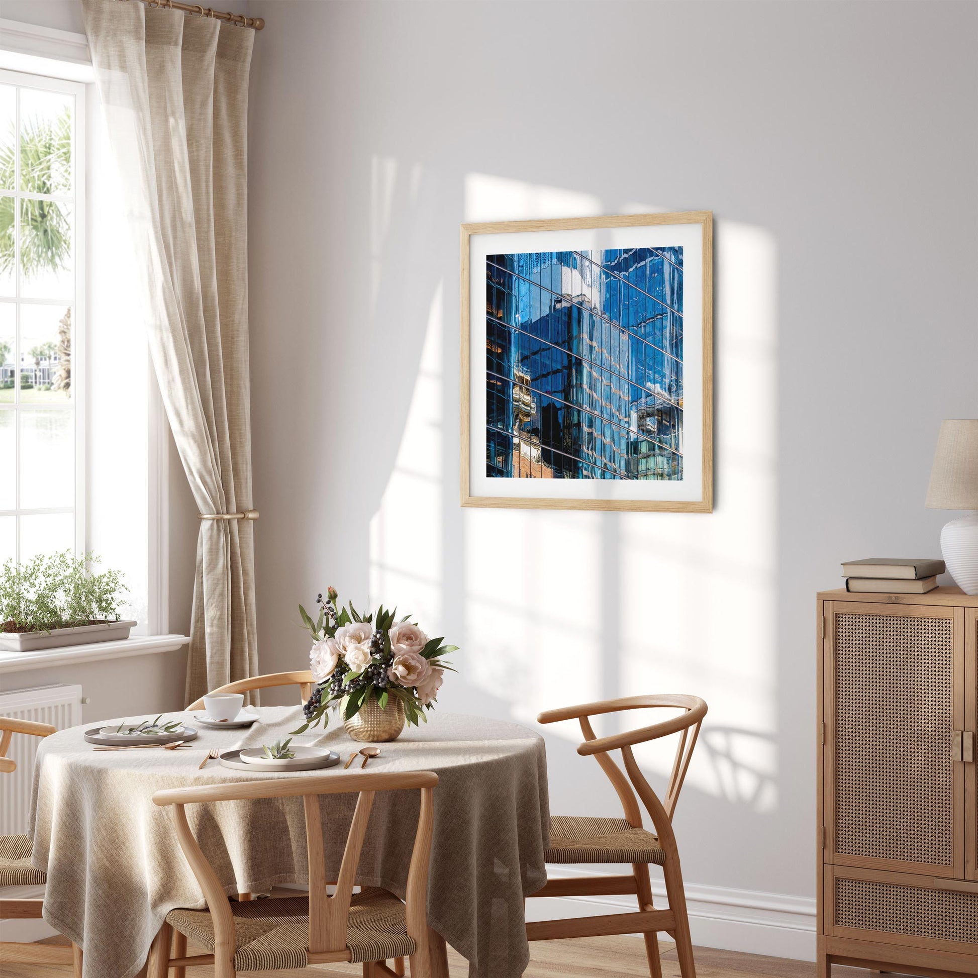 Fine art print of Modern Building Reflections of Hudson Yards NYC