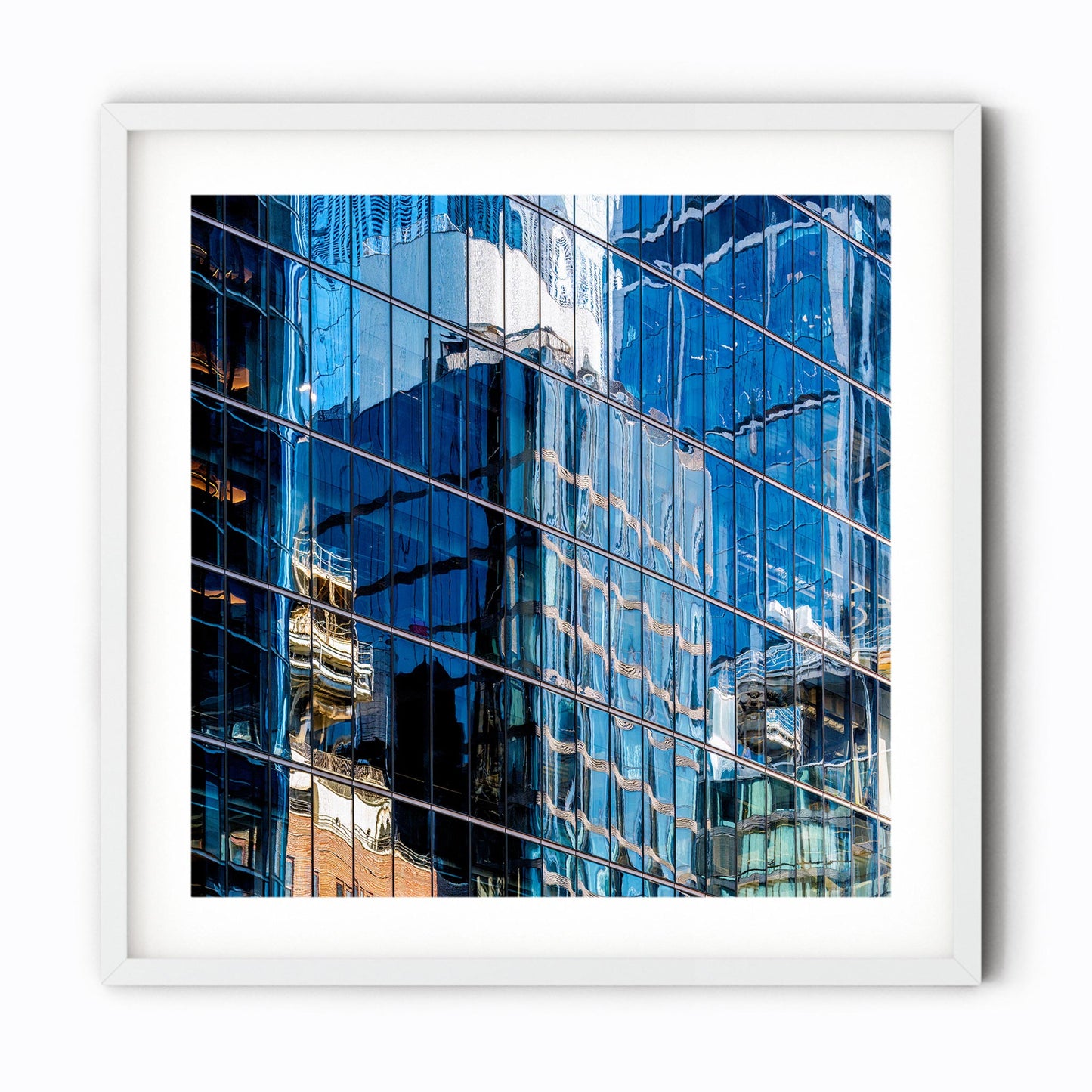 Fine art print of Modern Building Reflections of Hudson Yards NYC
