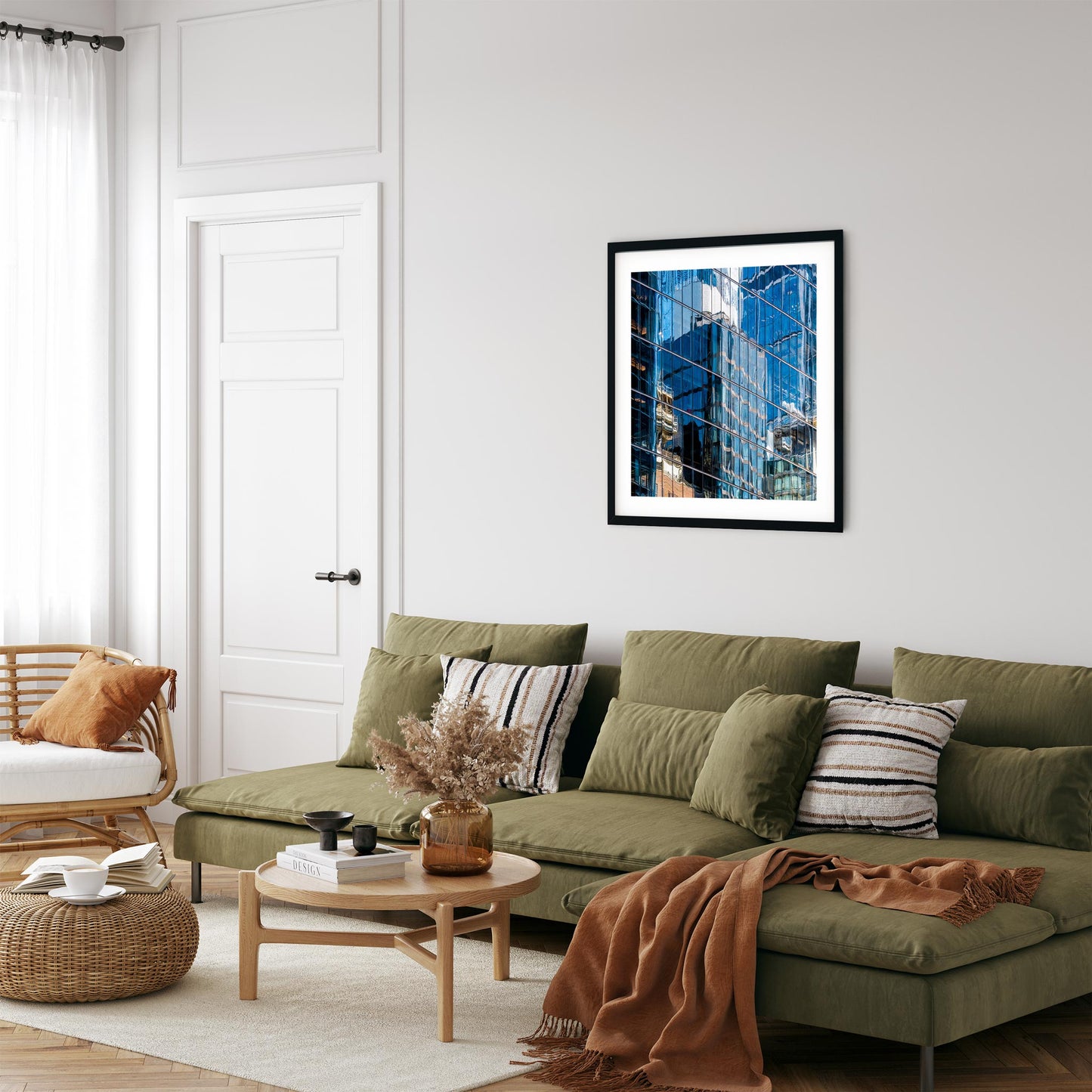 Fine art print of Modern Building Reflections of Hudson Yards NYC