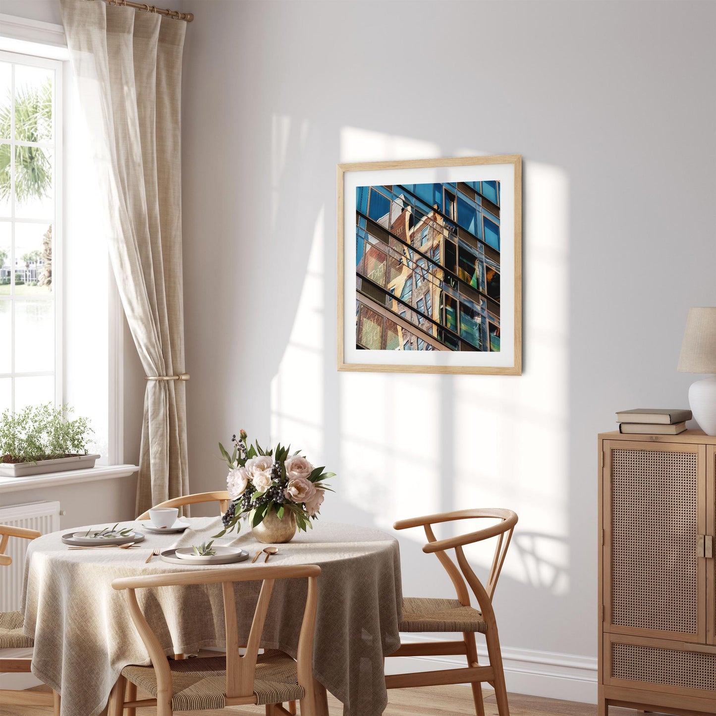 Fine art print of Historical Meets Modern on High Line Chelsea NYC